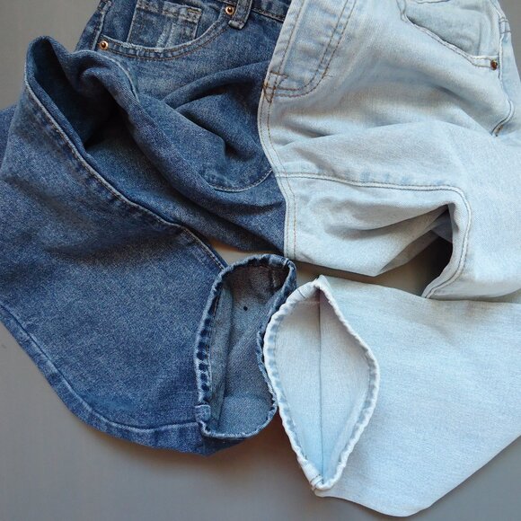 NWT. SIZE 1/25. Blue Savvy straight high-rise denim jeans. - Picture 8 of 14